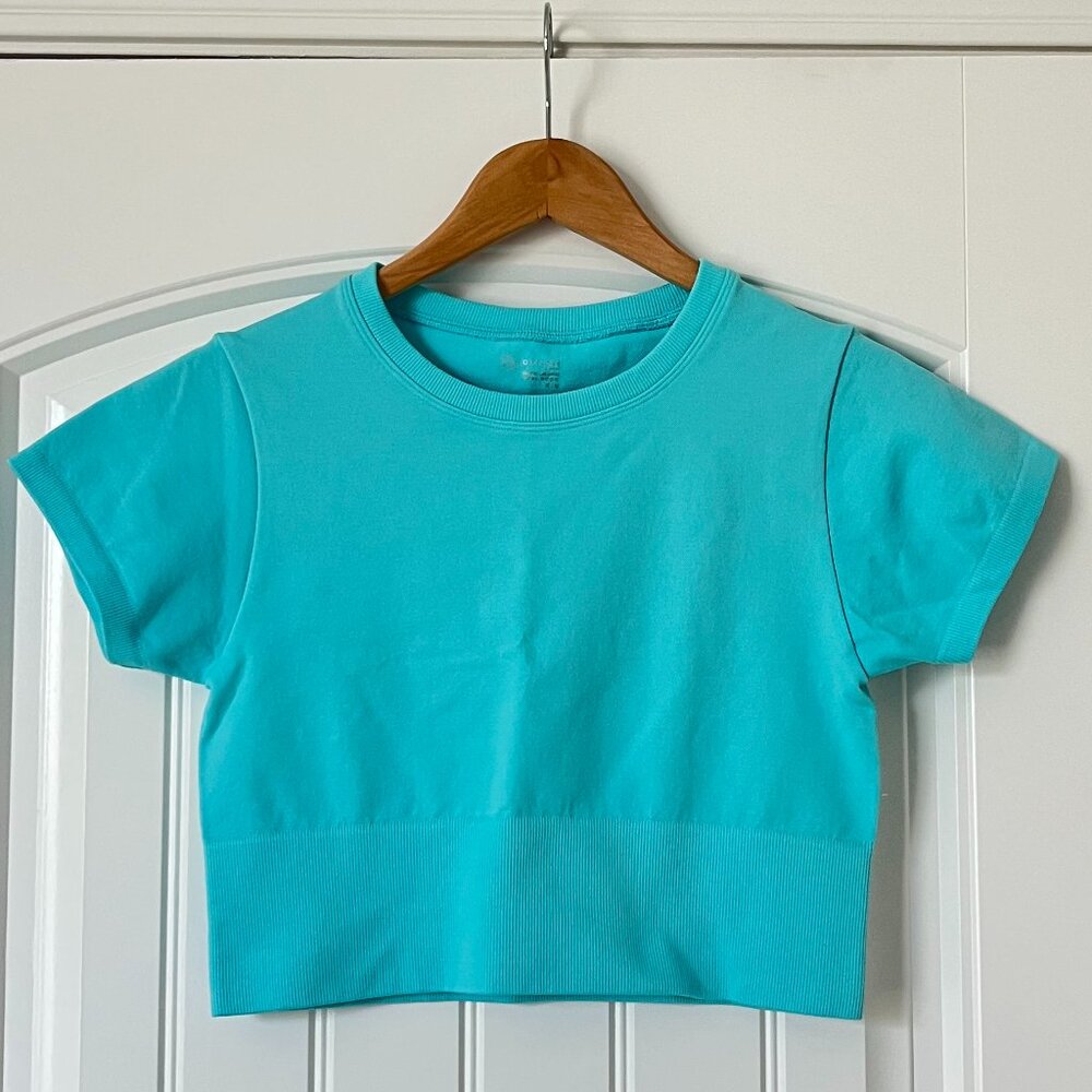 Offline by Aerie sidewalk seamless cropped t-shirt